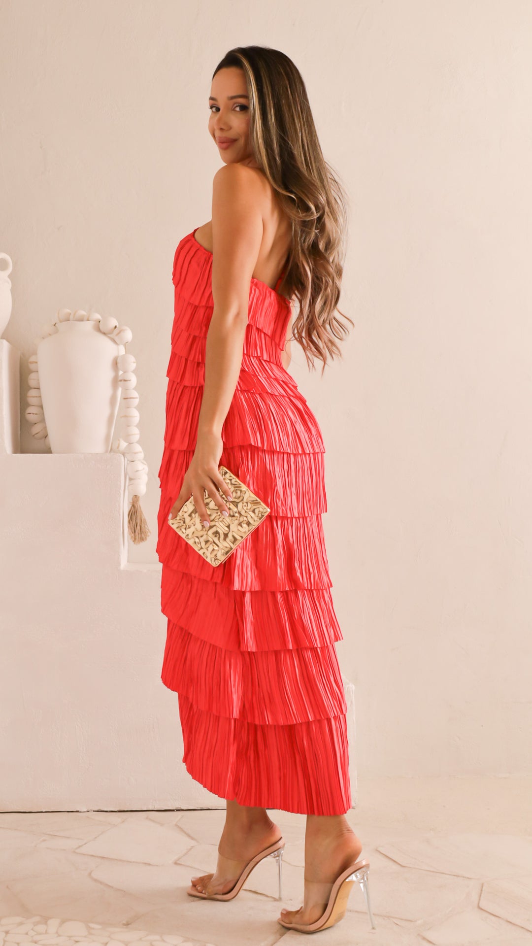 side view image 3 of Sydney Pleated Dress