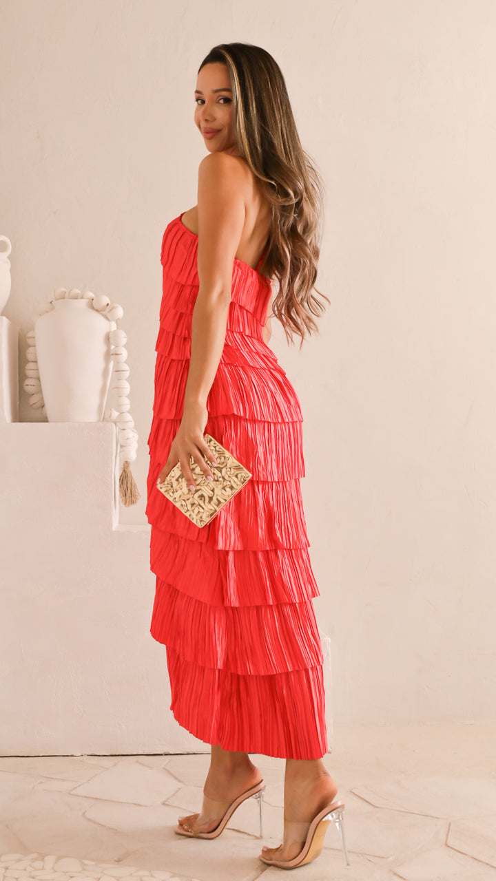 side view image 3 of Sydney Pleated Dress