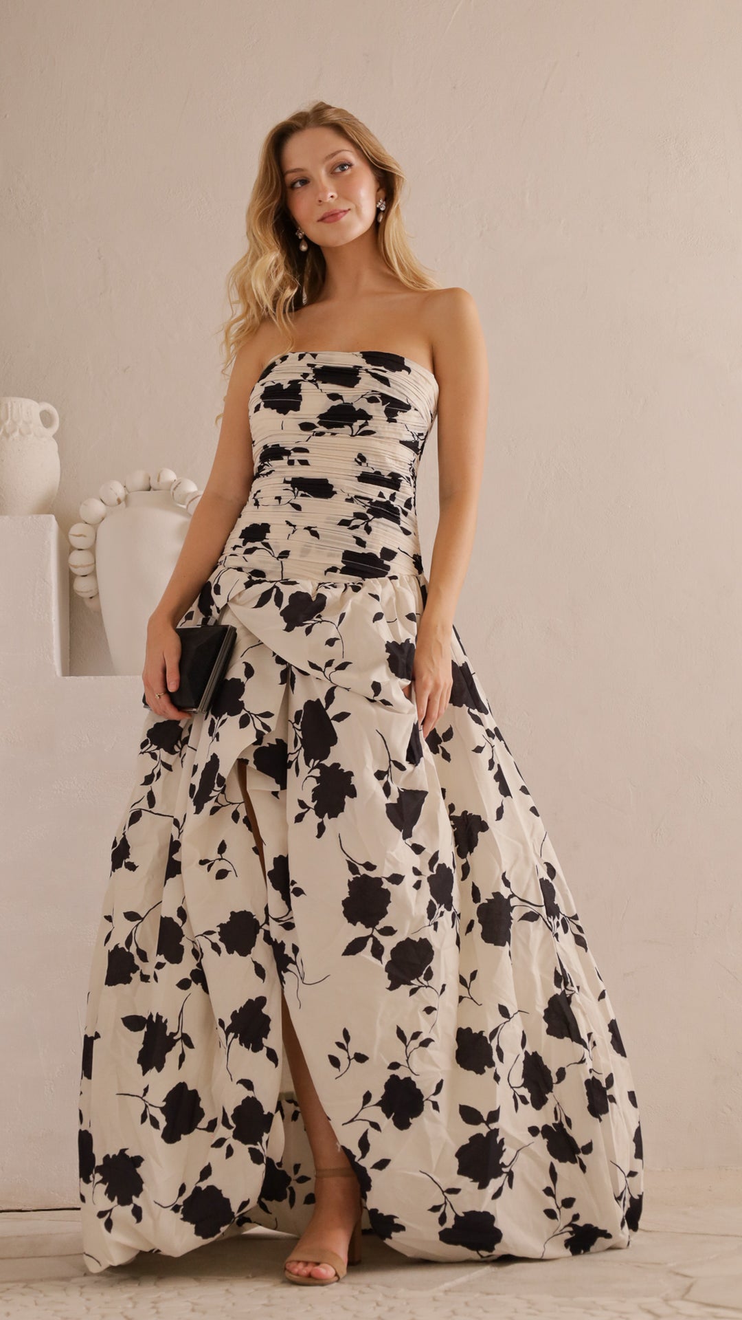 front view image 3 of Crestin Floral Gown
