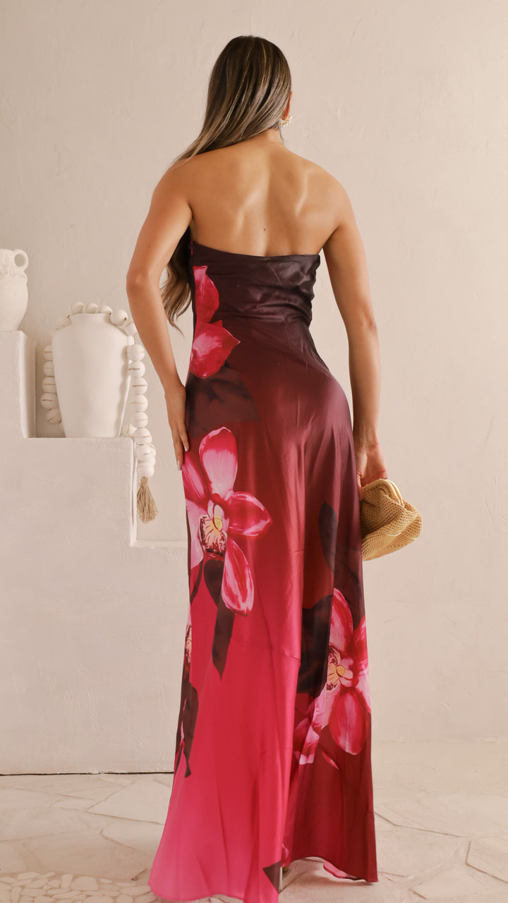 rear view image 2 of Aveline Strapless Maxi Dress