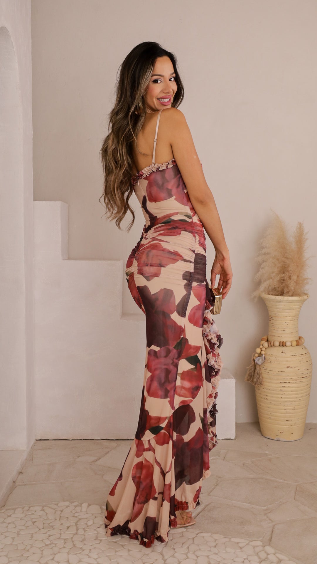 side view image 3 of Kristia Maxi Dress
