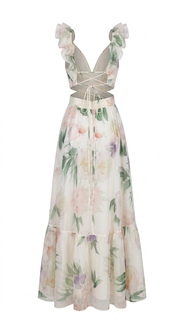 rear view image 1 of Isolde Maxi Dress