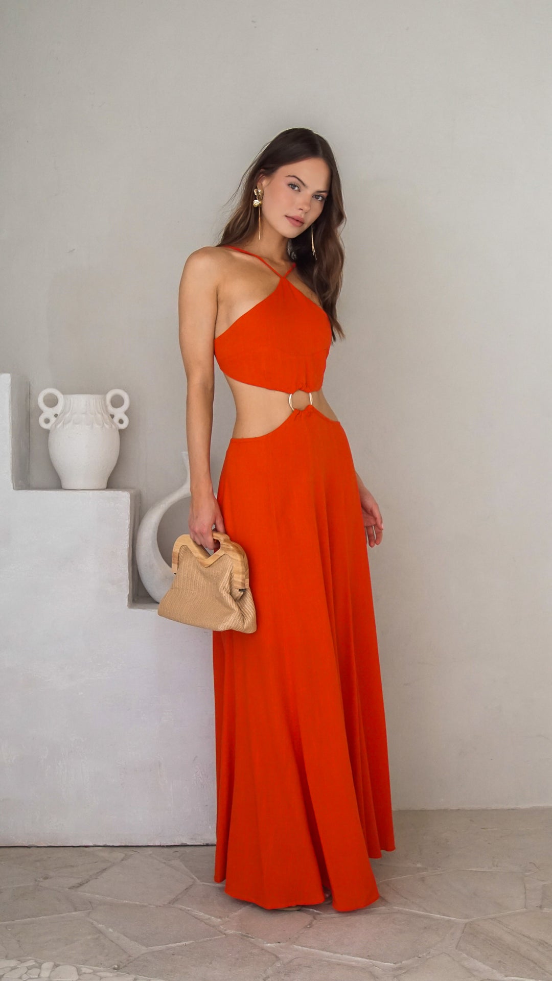 arina maxi dress US 2 / BLUE
