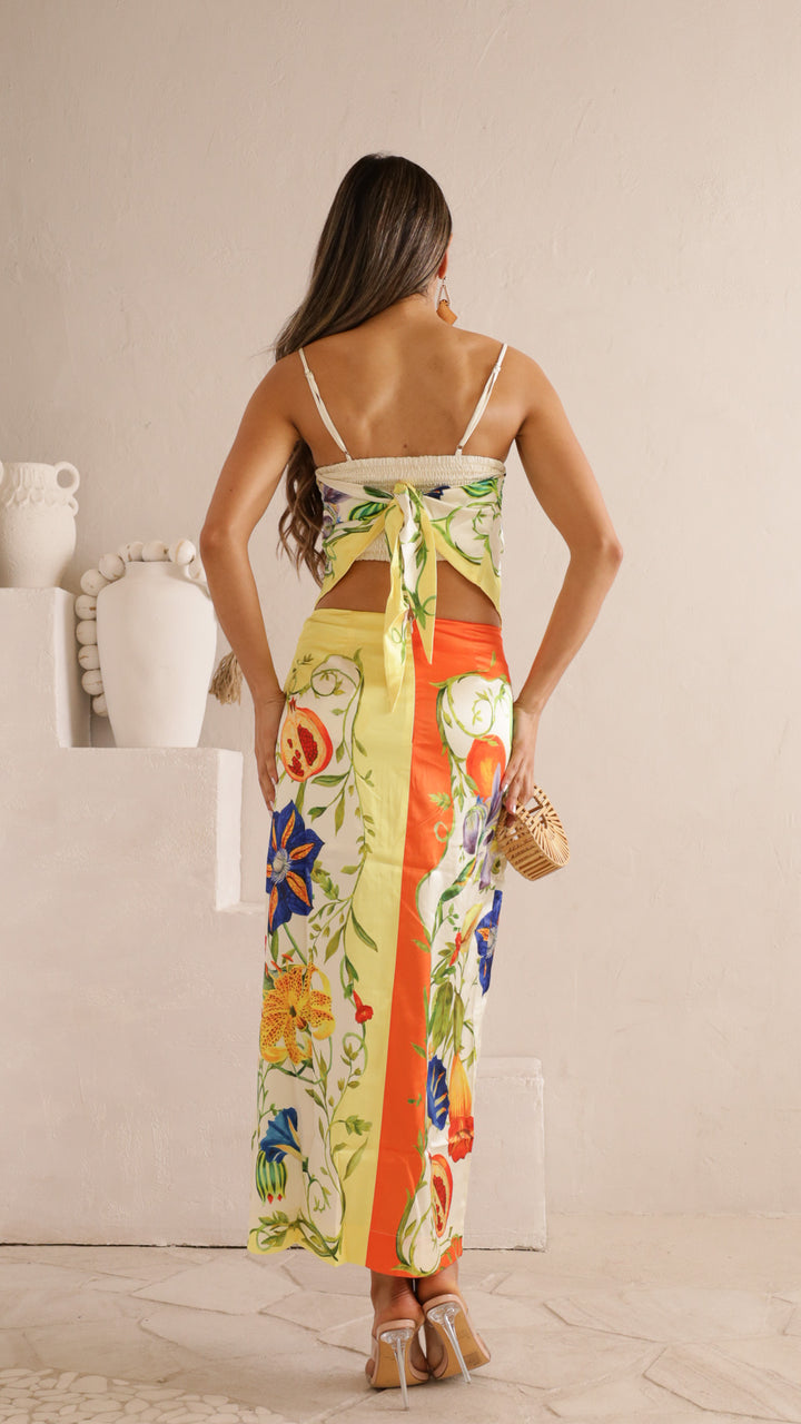 rear view image 1 of Isabella Floral Ensemble