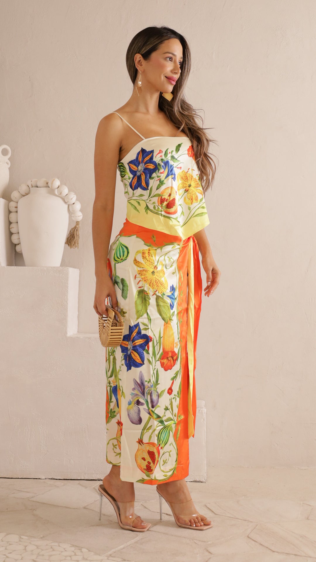 side view image 1 of Isabella Floral Ensemble