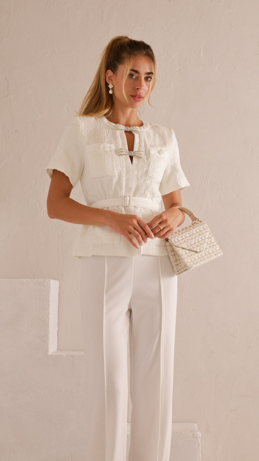 front view image 4 of Emia Peplum Top