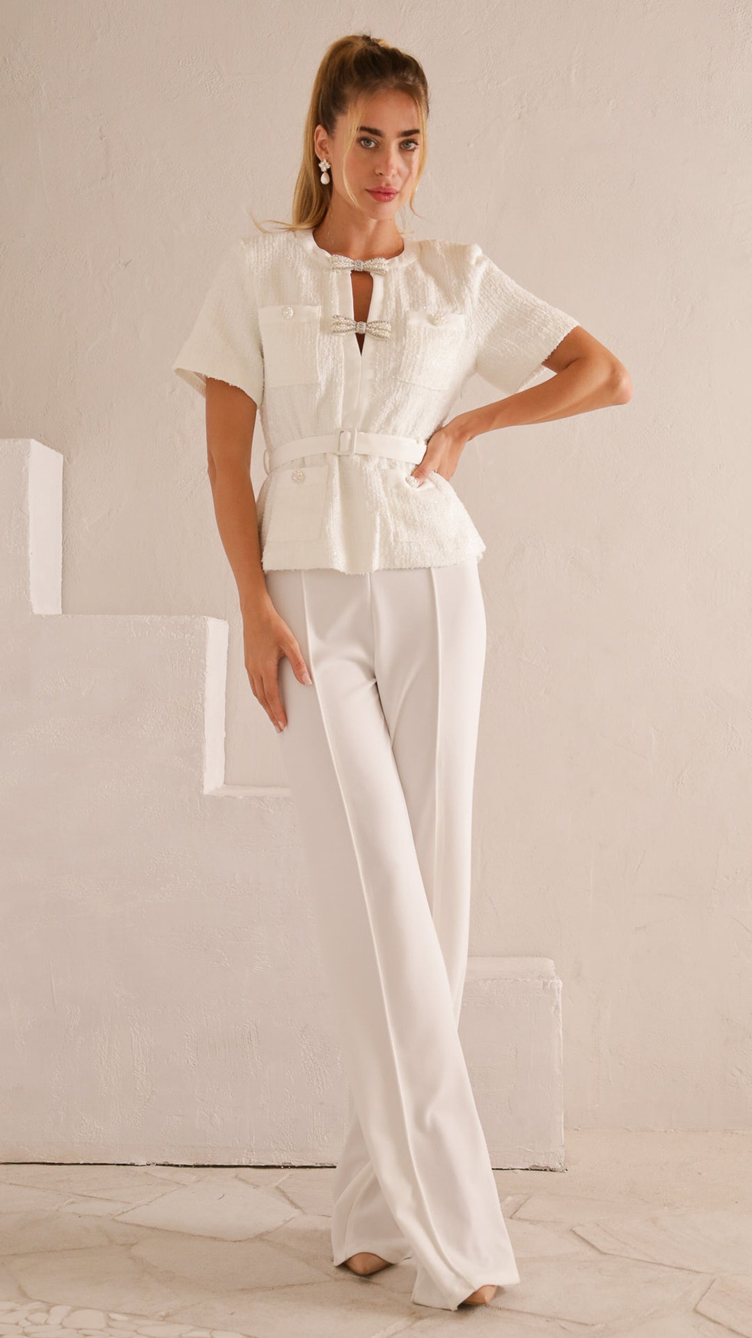 front view image 5 of Emia Peplum Top