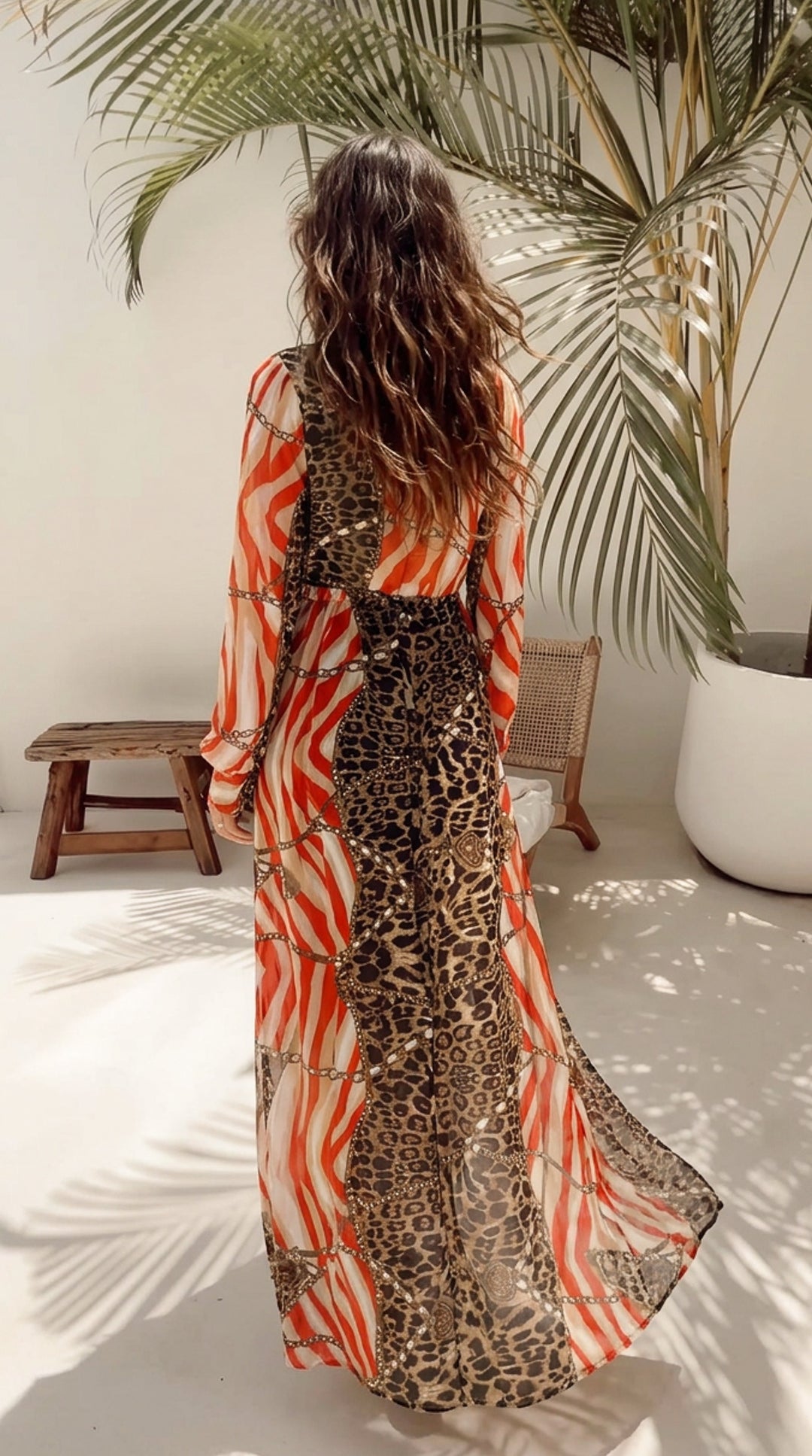 rear view image 1 of Olandria Maxi Dress