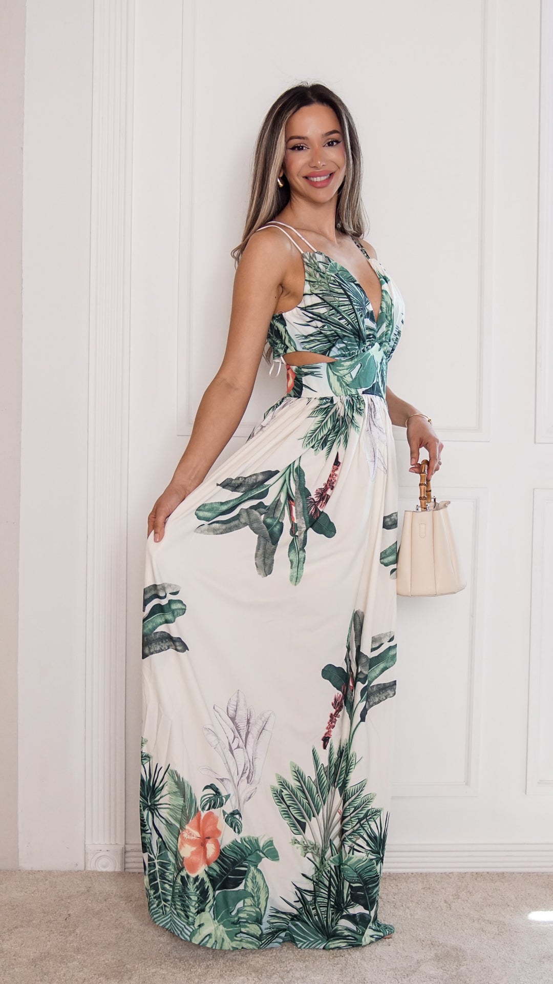 side view image 2 of Breana Maxi Dress