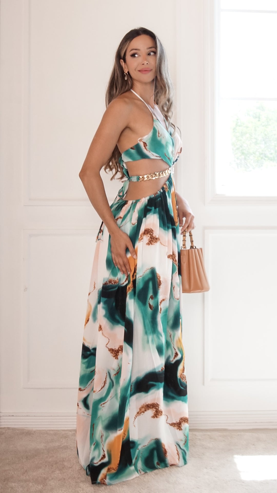 side view image 2 of Lorena Maxi Dress