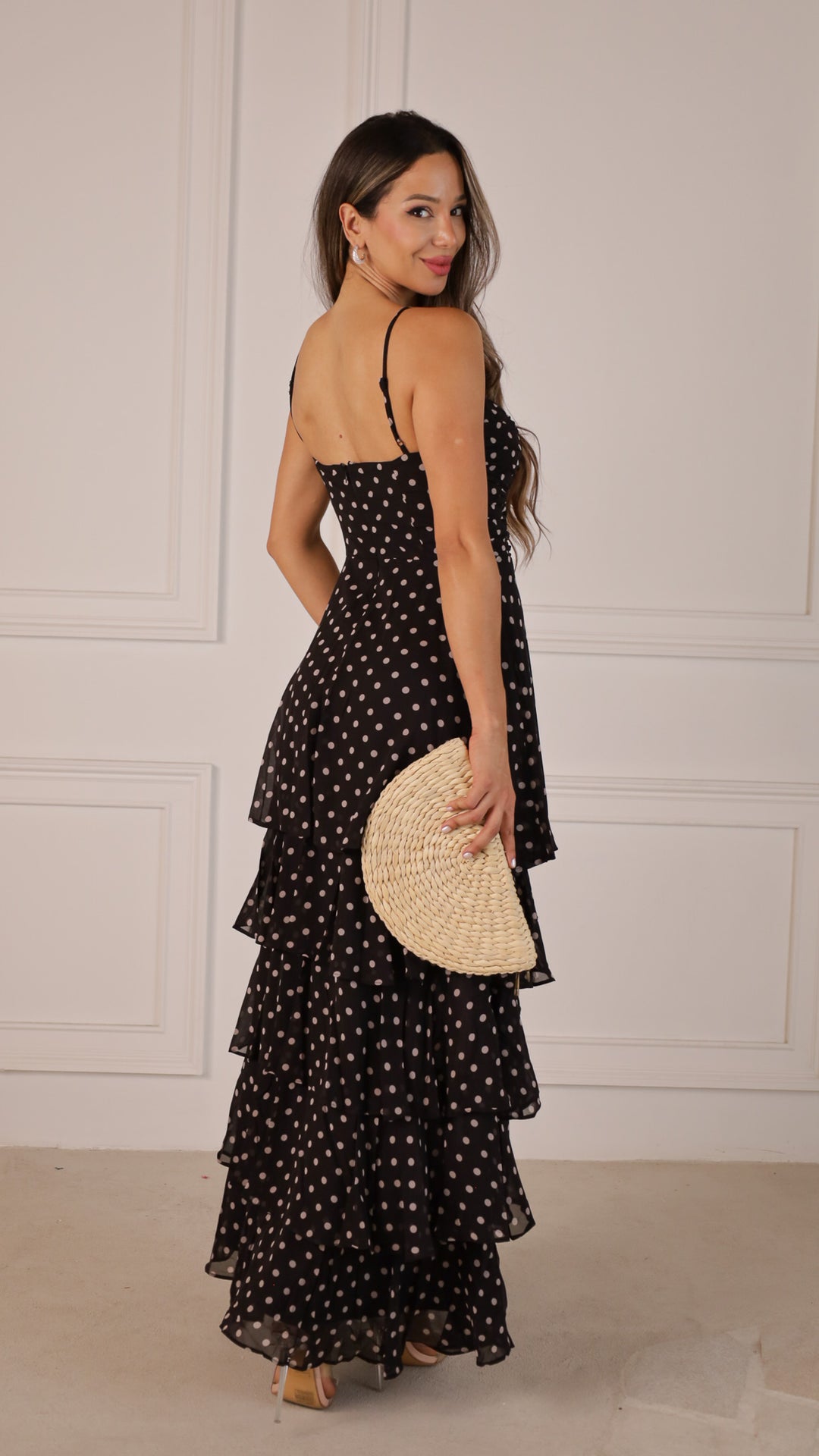 side view image 14 of Elara Polka Dot Dress