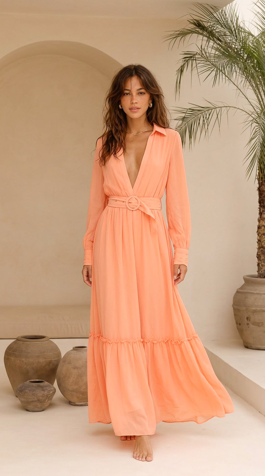 front view image 3 of Lessia Maxi Dress