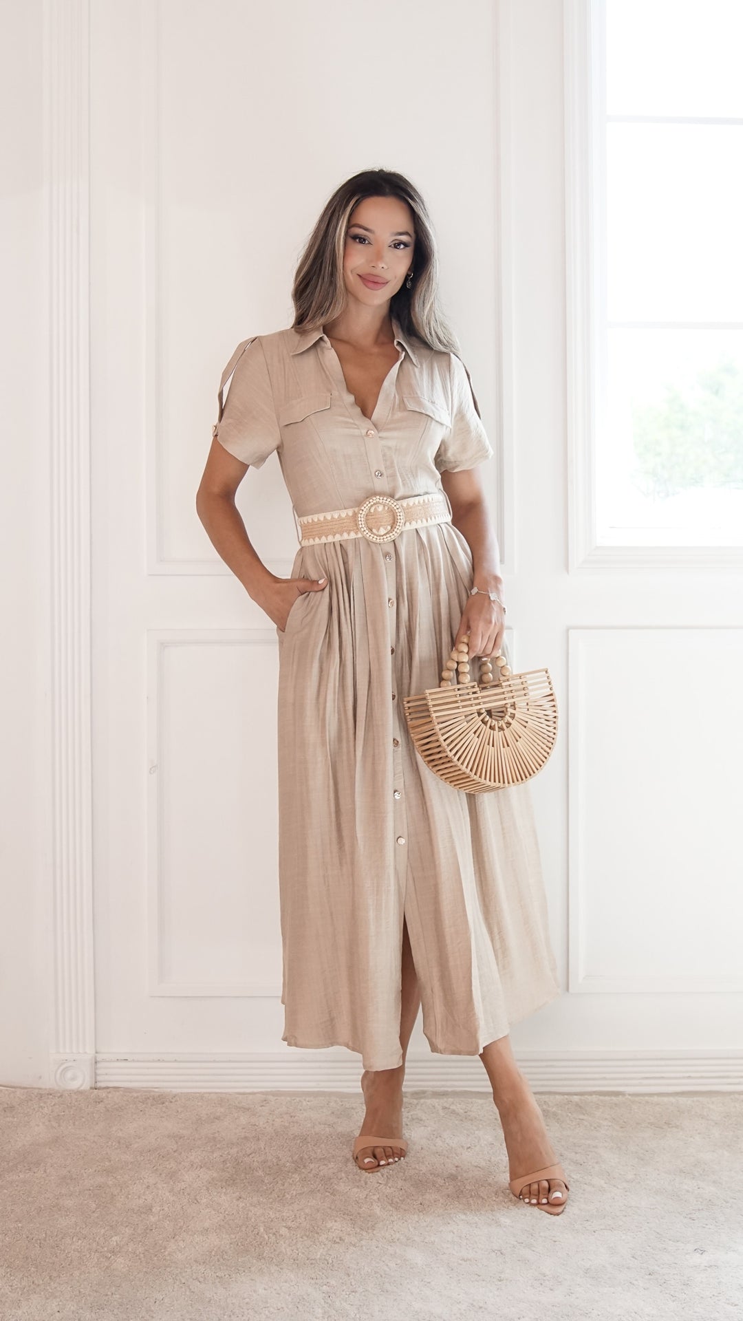 front view image 3 of Milly Midi Dress