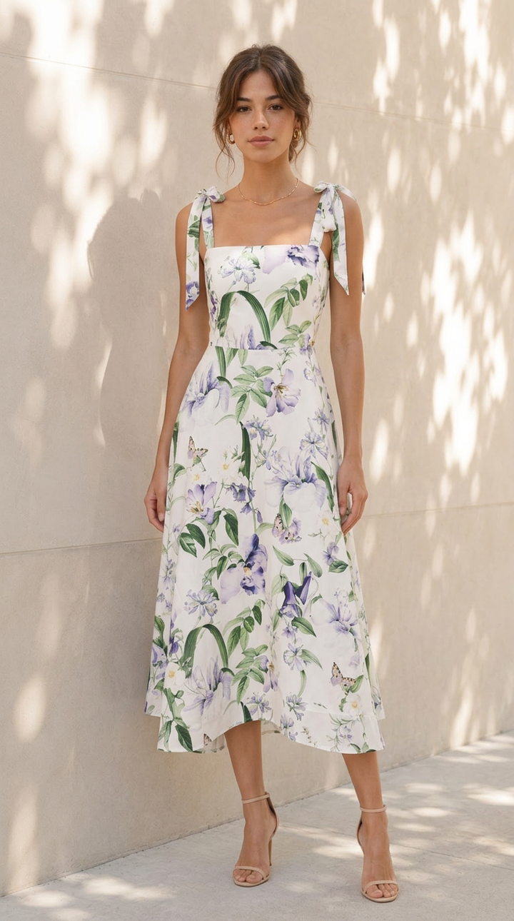front view image 2 of Osan Midi Dress