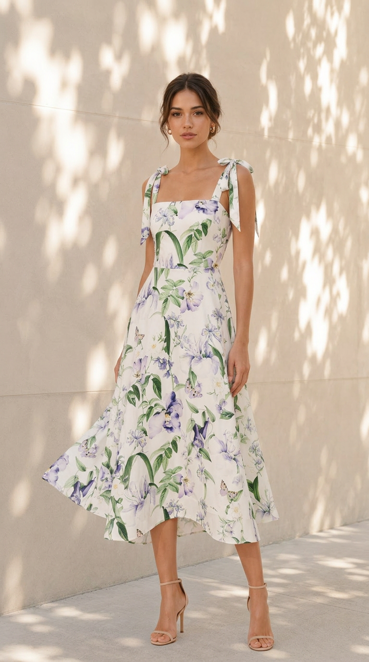 front view image 3 of Osan Midi Dress