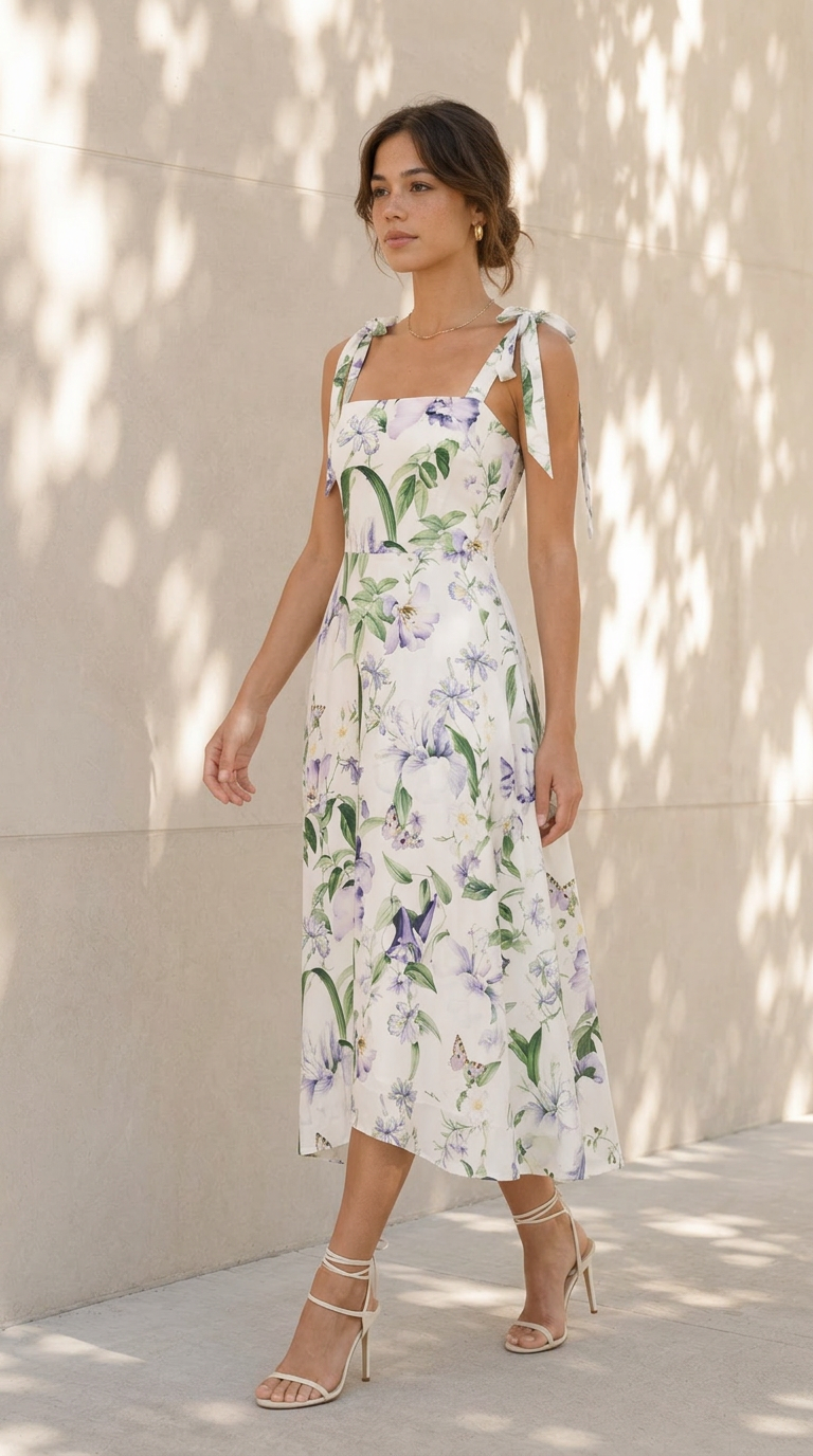 side view image 3 of Osan Midi Dress