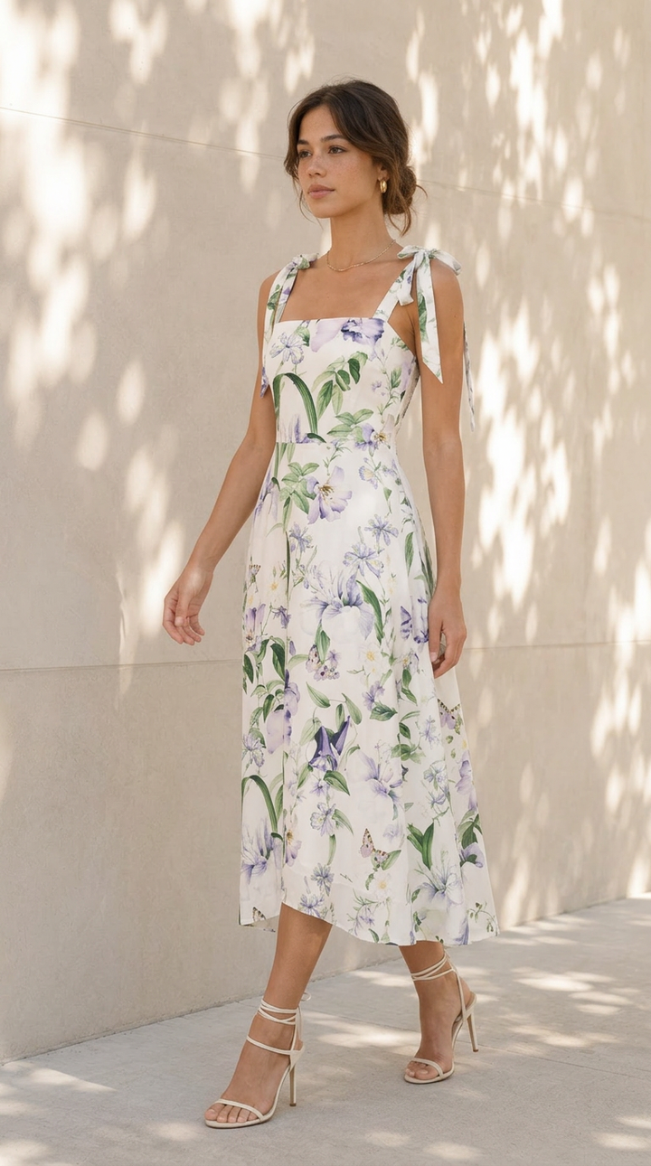 side view image 3 of Osan Midi Dress