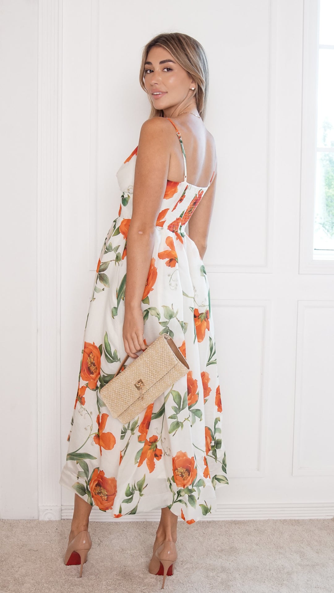 side view image 2 of Raiza Midi Dress