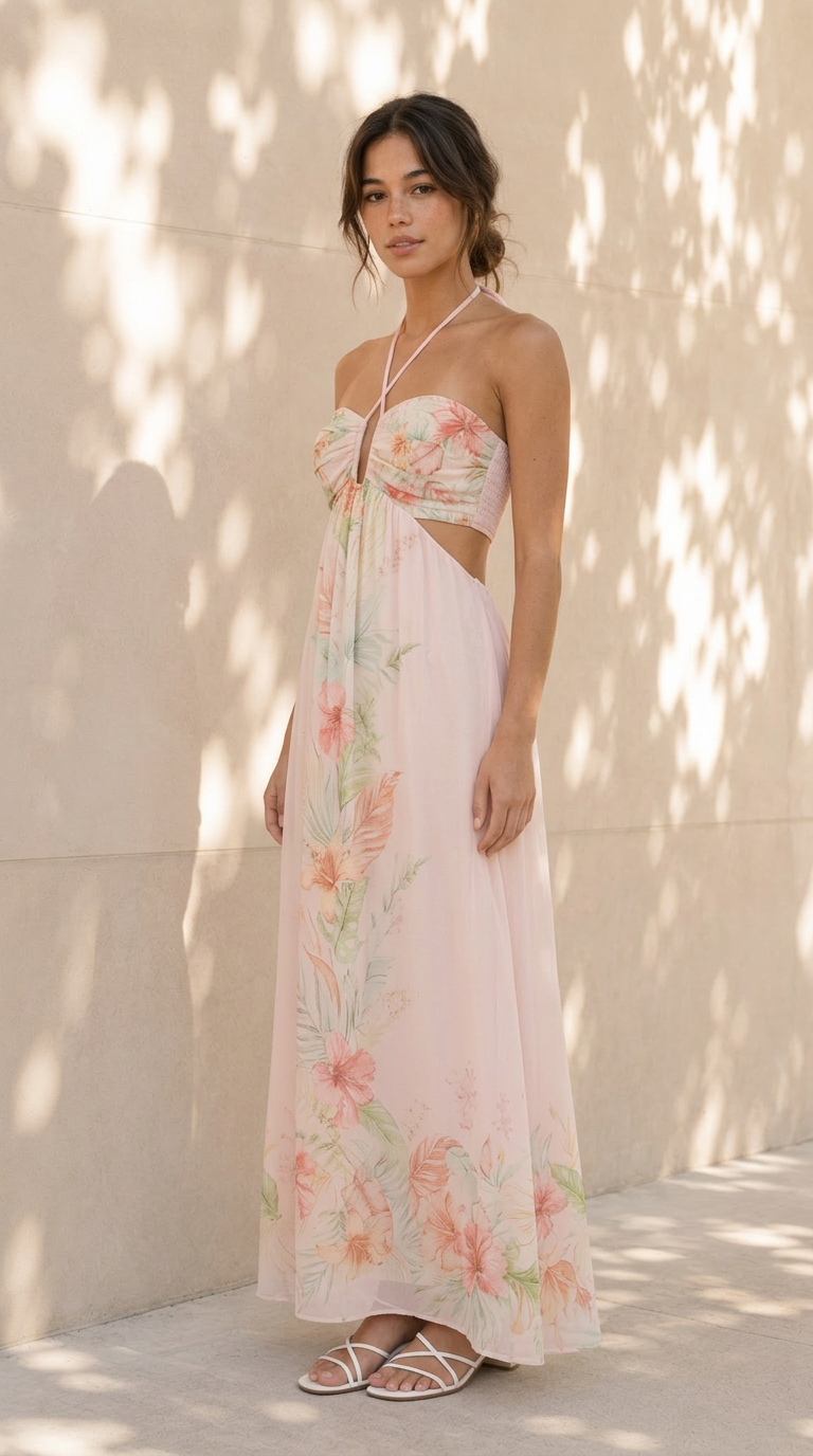 side view image 3 of Bearnice Maxi Dress