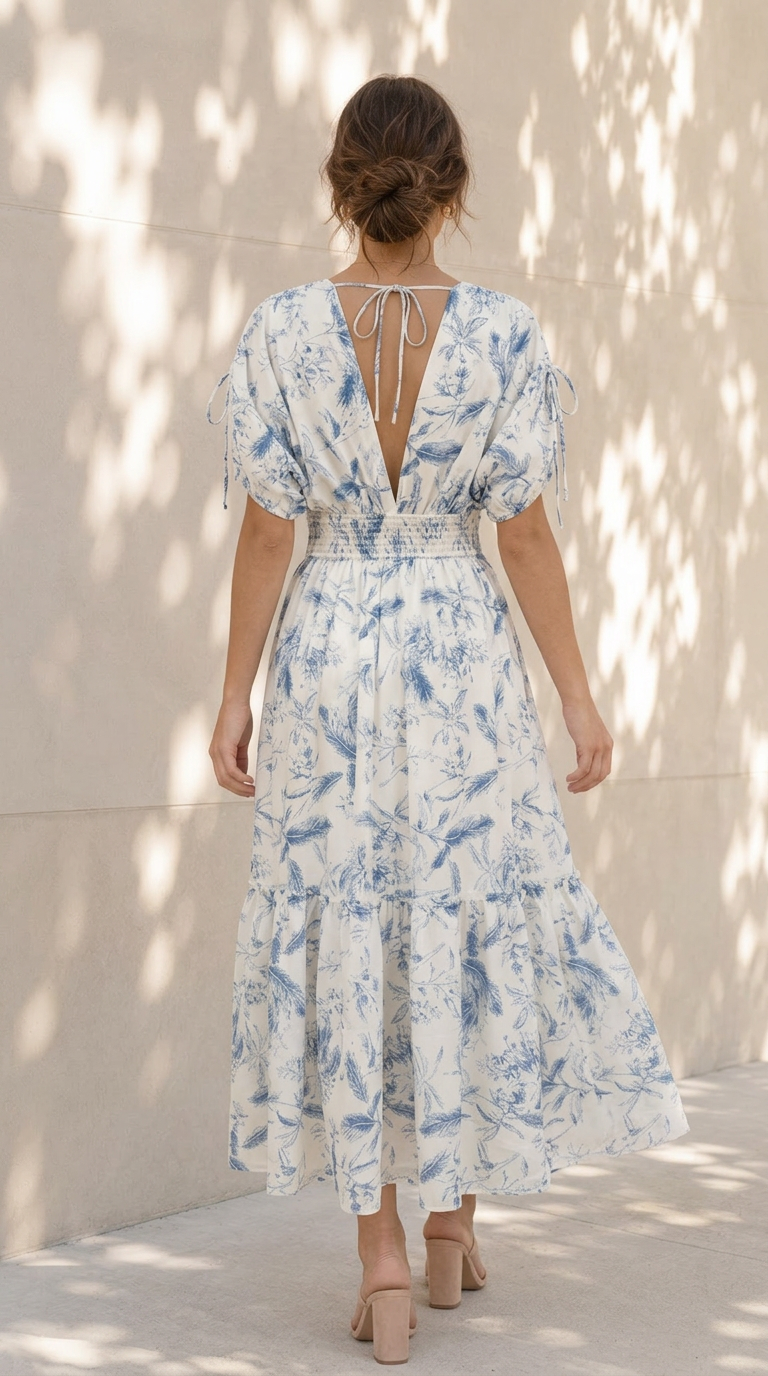 rear view image 1 of Juno Midi Dress