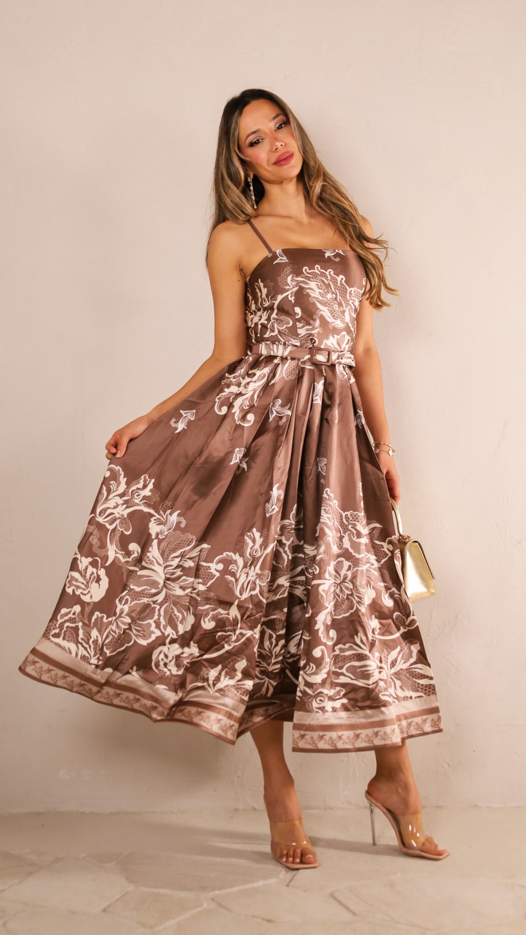 side view image 1 of Belle Midi Dress