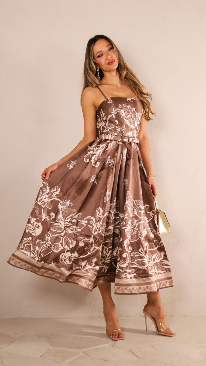 side view image 1 of Belle Midi Dress
