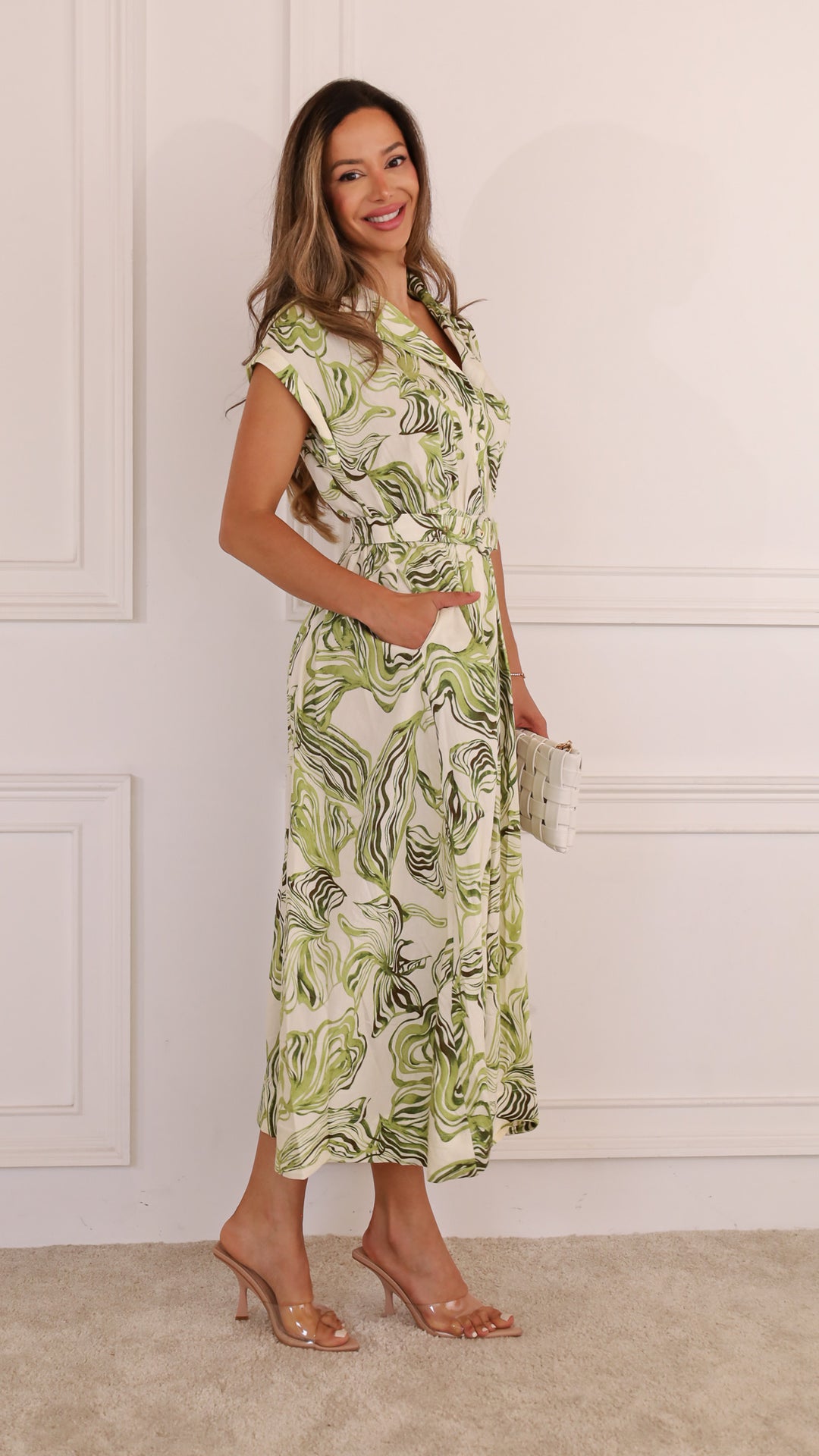 side view image 2 of Cielle Midi Dress