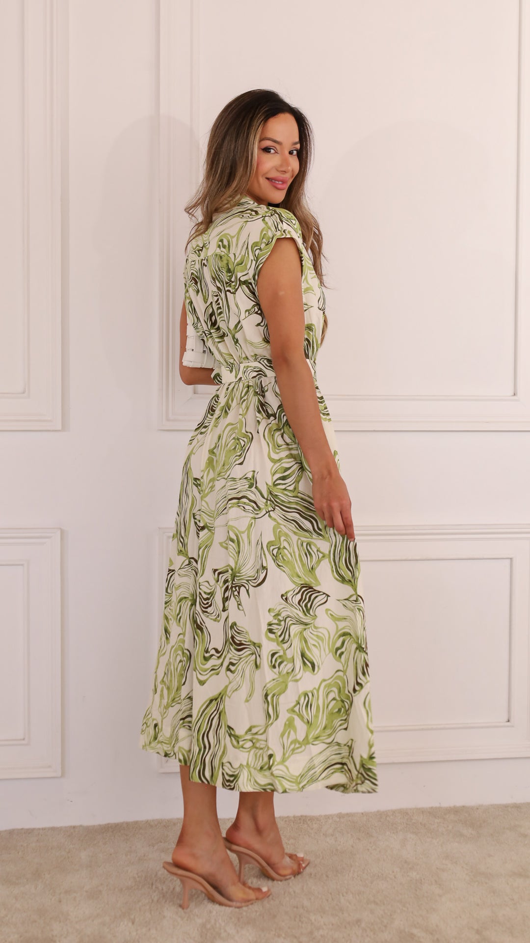 side view image 3 of Cielle Midi Dress