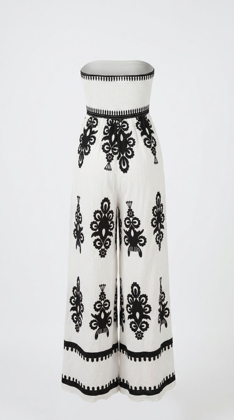 rear view image 1 of Solara Palazzo Jumpsuit