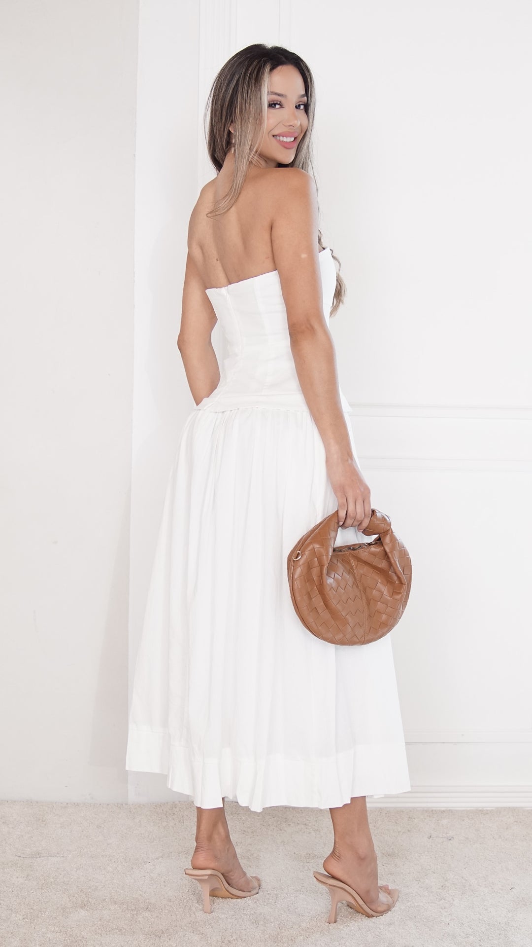 side view image 2 of Shadae Midi Dress