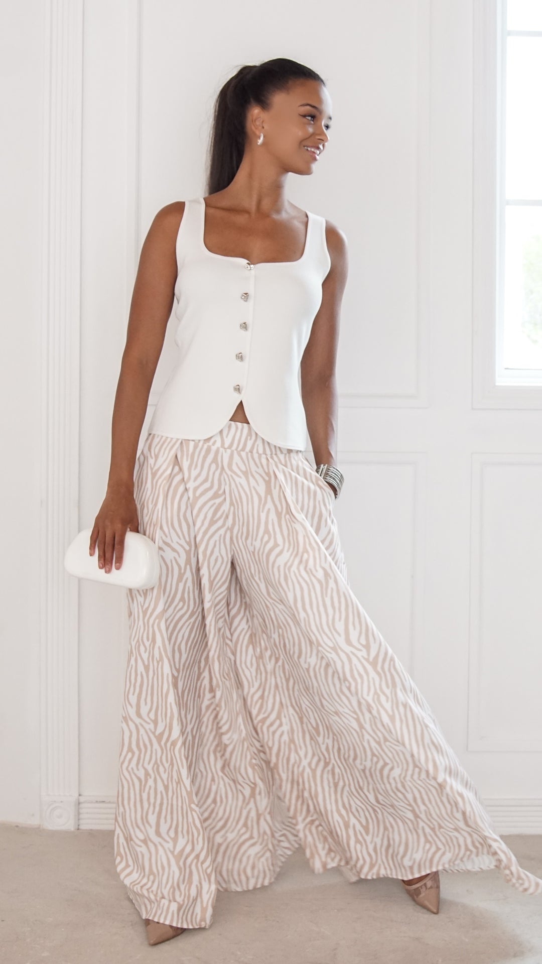 side view image 1 of Zahara Palazzo Pants