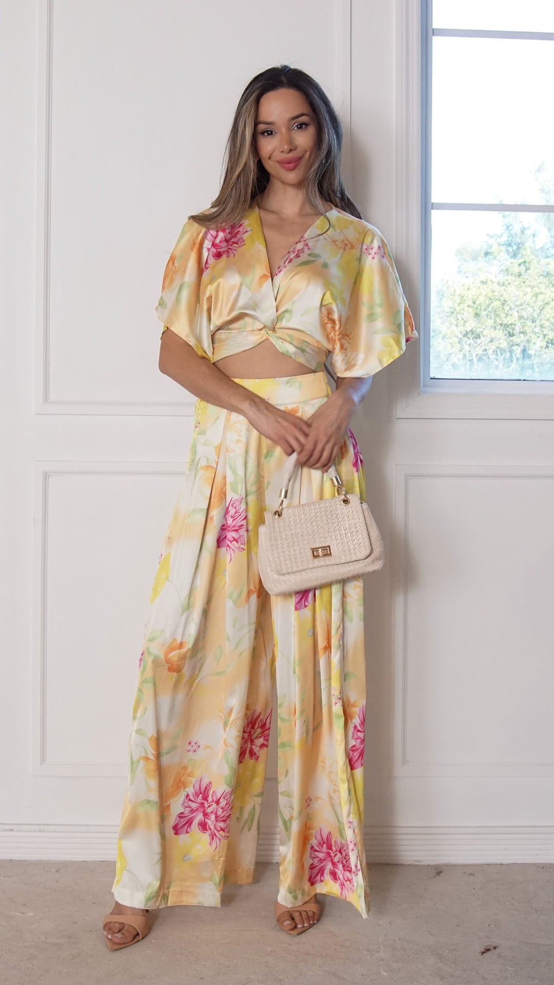 front view image 1 of Mariposa Palazzo Pants