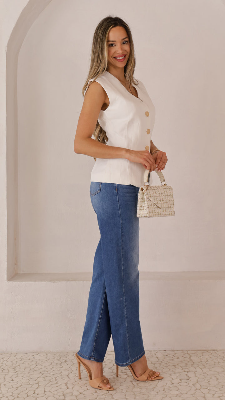 side view image 2 of Nadia Vest Top