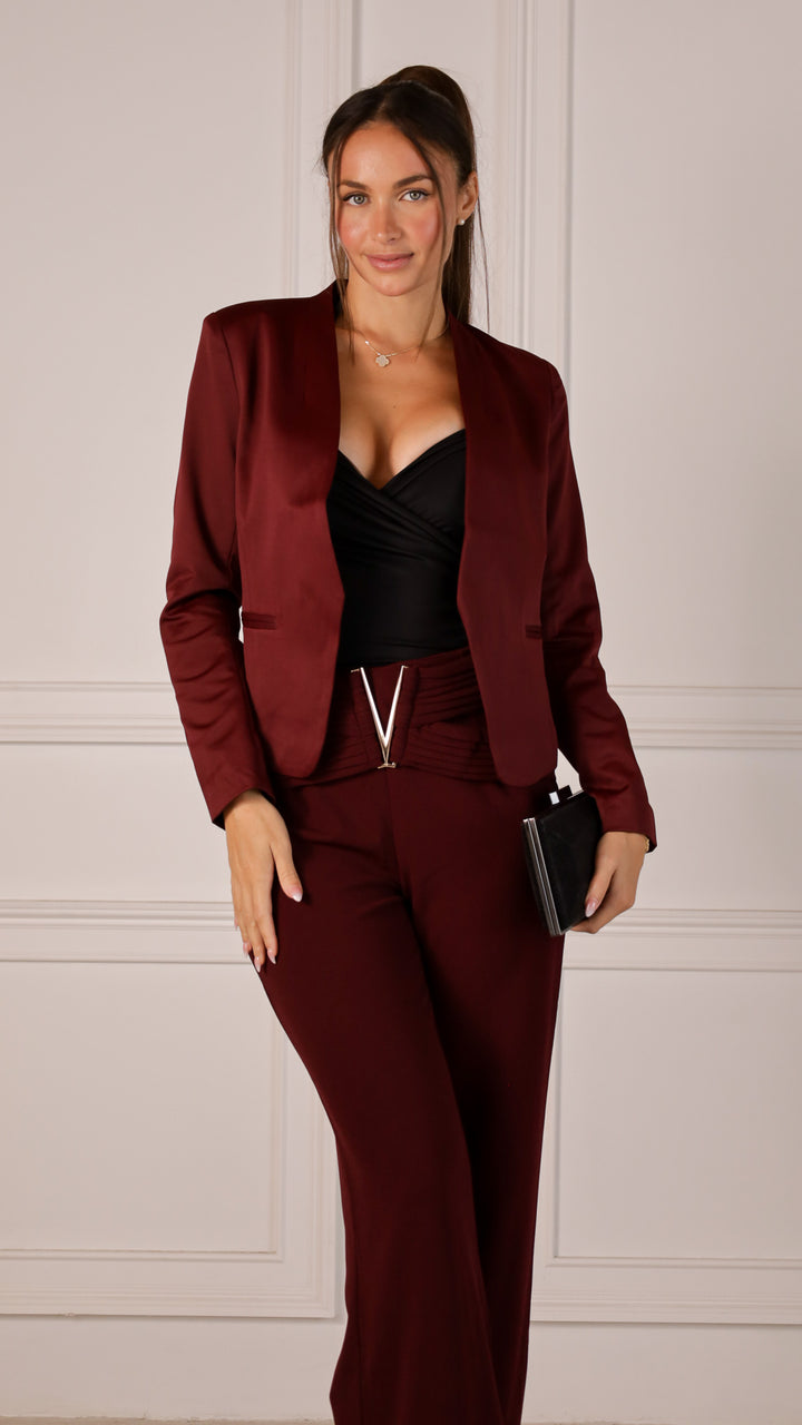 front view image 3 of Elarin Blazer Top