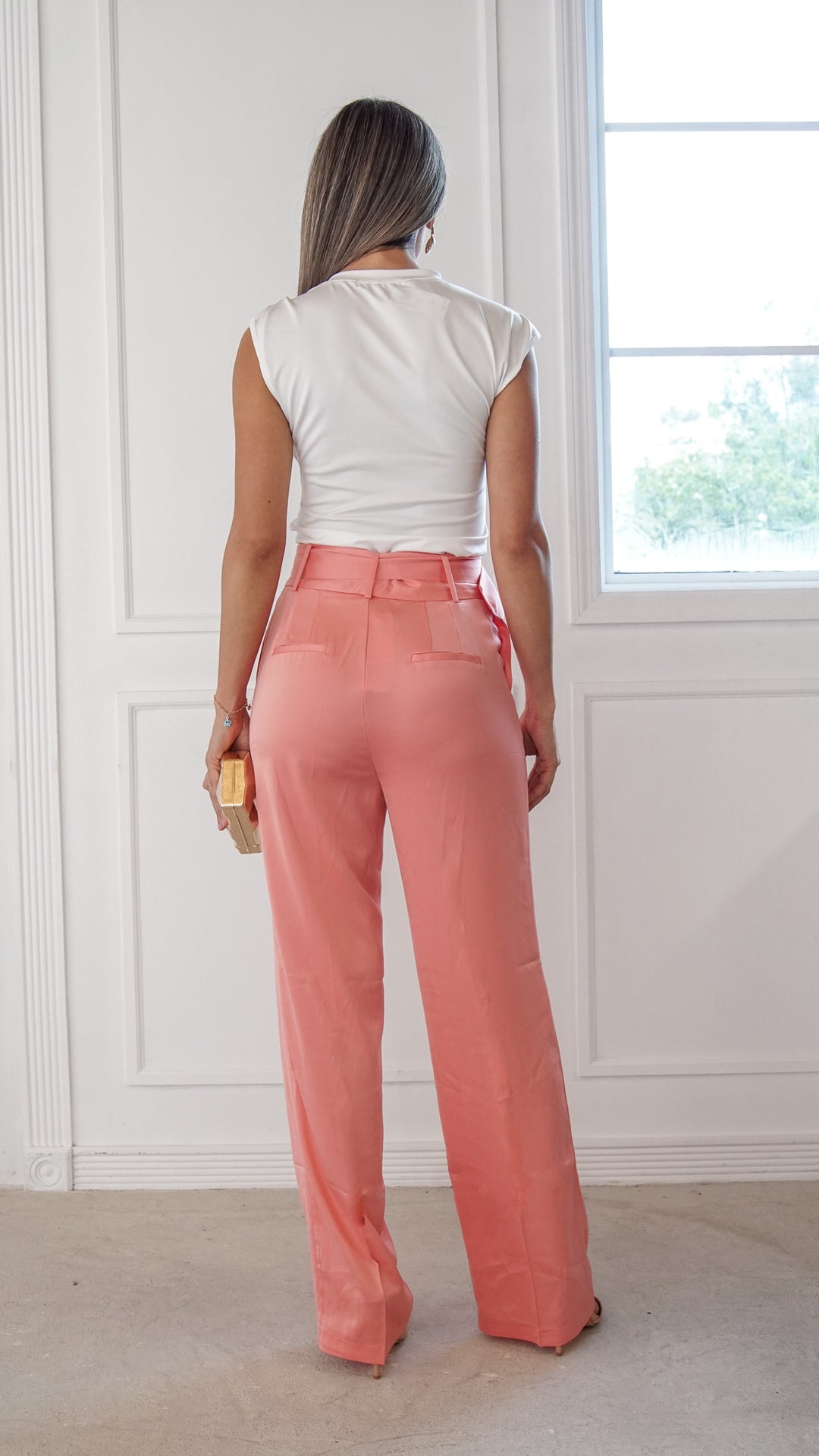 rear view image 1 of Zarela Palazzo Pants