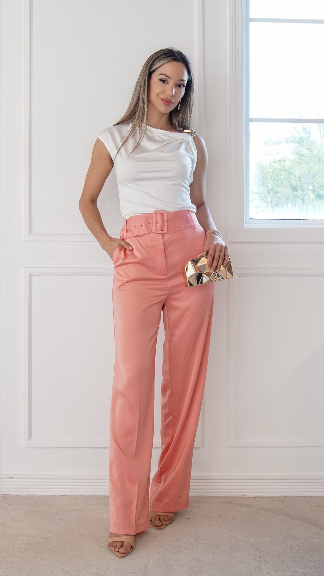 front view image 2 of Zarela Palazzo Pants