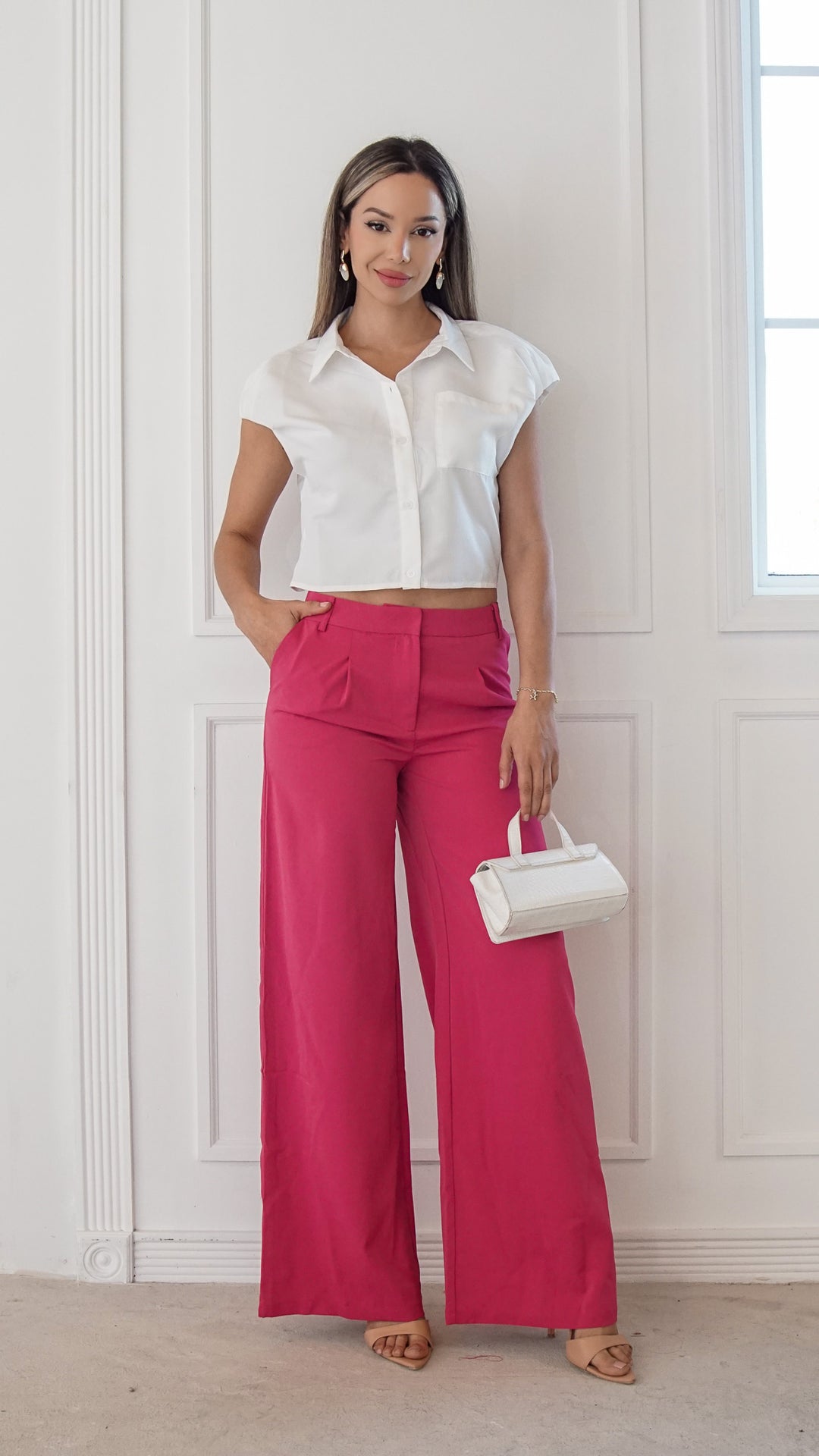 front view image 2 of Alira Palazzo Pants