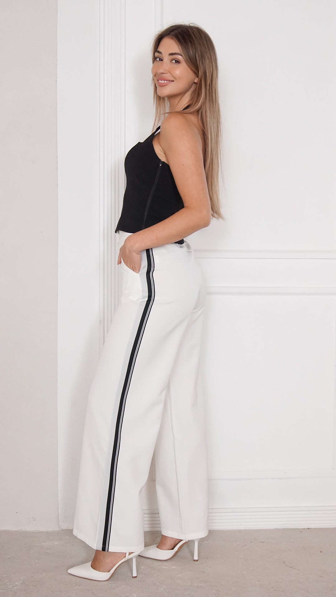 side view image 1 of Althea Palazzo Pants