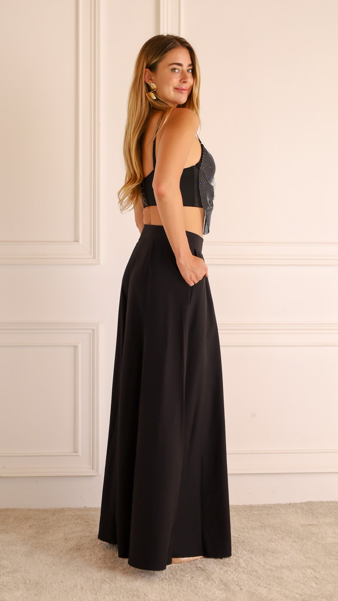 side view image 2 of Barb Crop Top