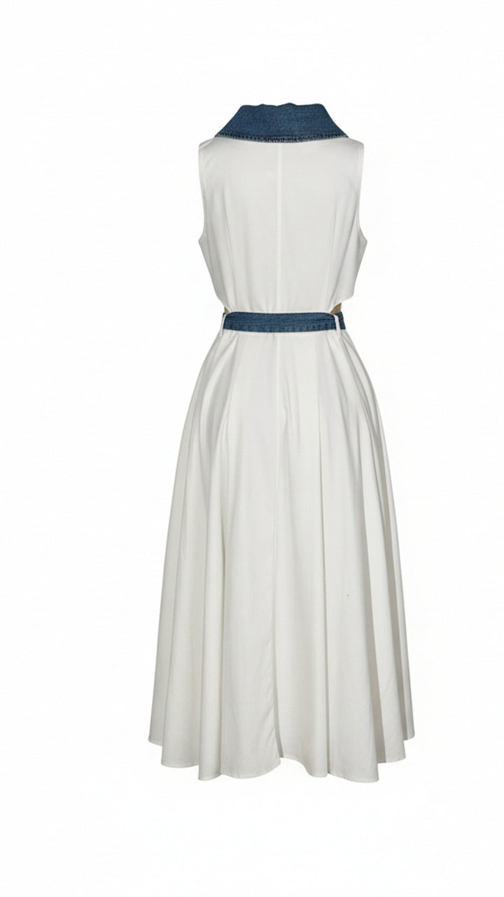 rear view image 2 of Althea Denim Midi Dress