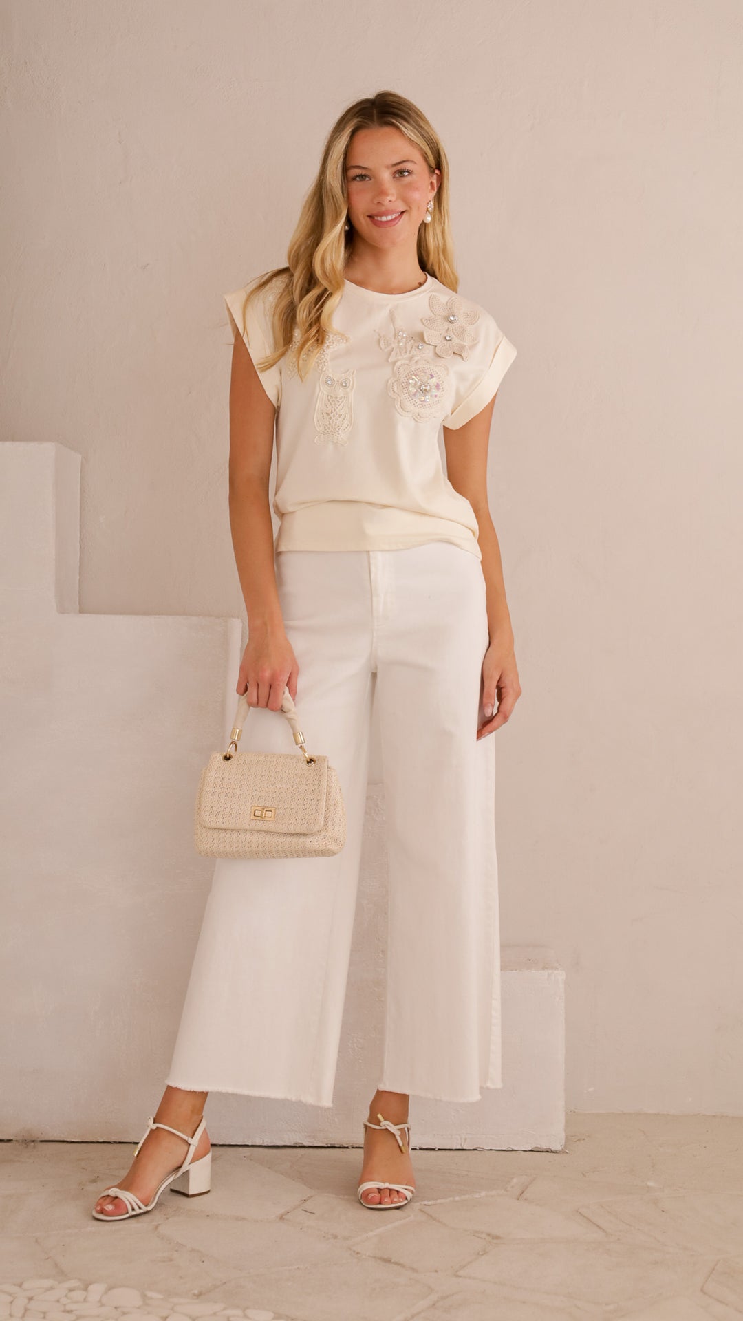 front view image 1 of Elowen Embellished Knit Top