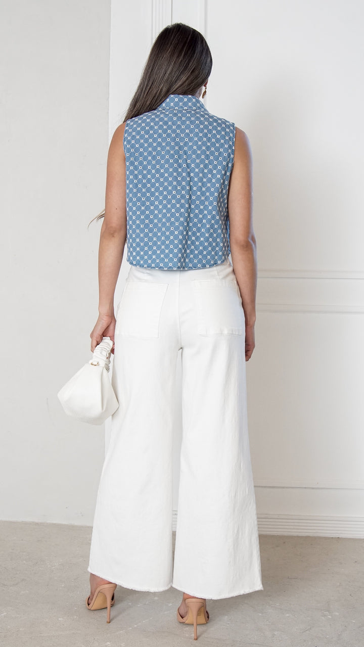 rear view image 1 of Brinley Collared Top