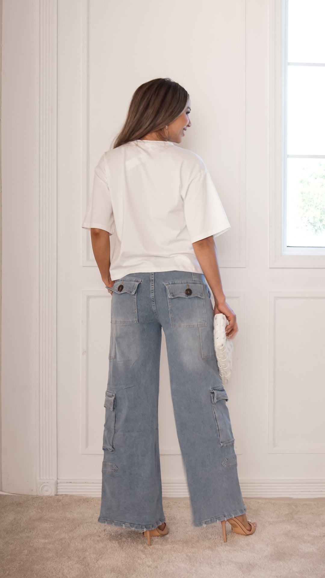 rear view image 1 of Noelle Heart Trim Top