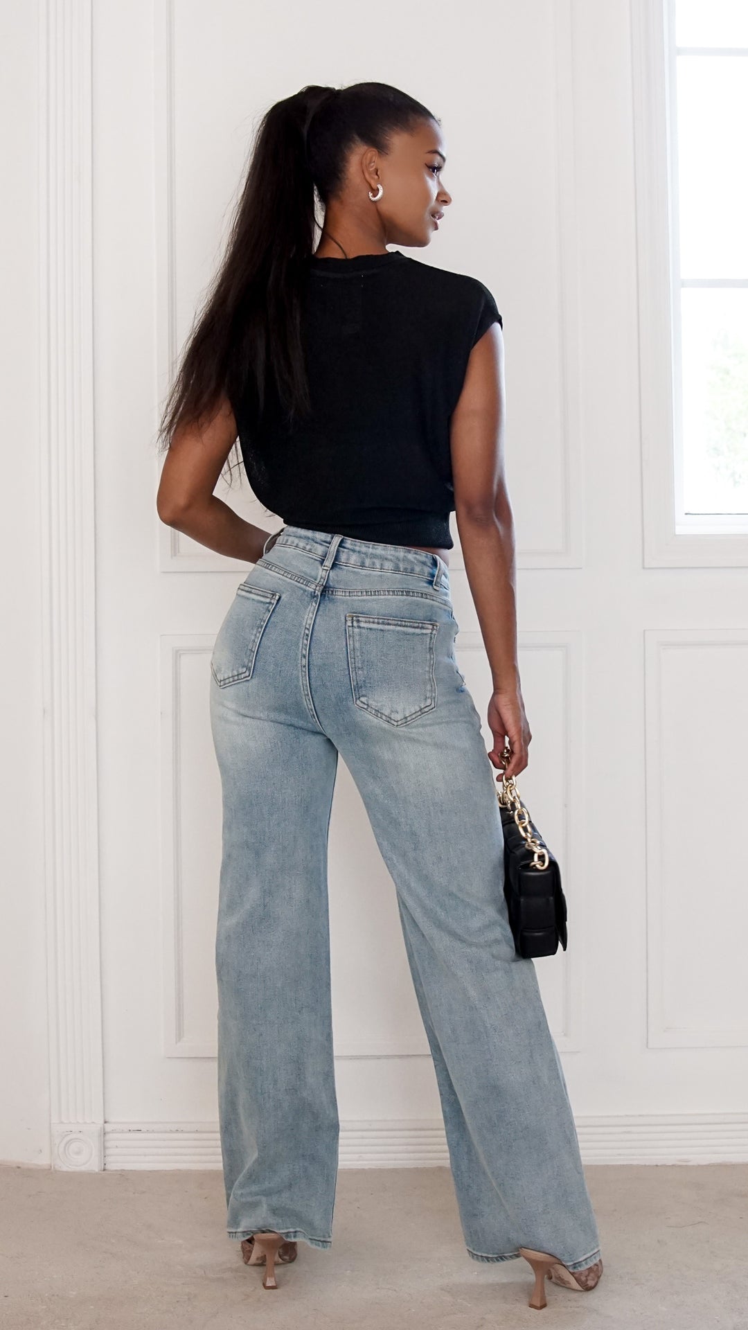 rear view image 1 of Sally Denim Pants