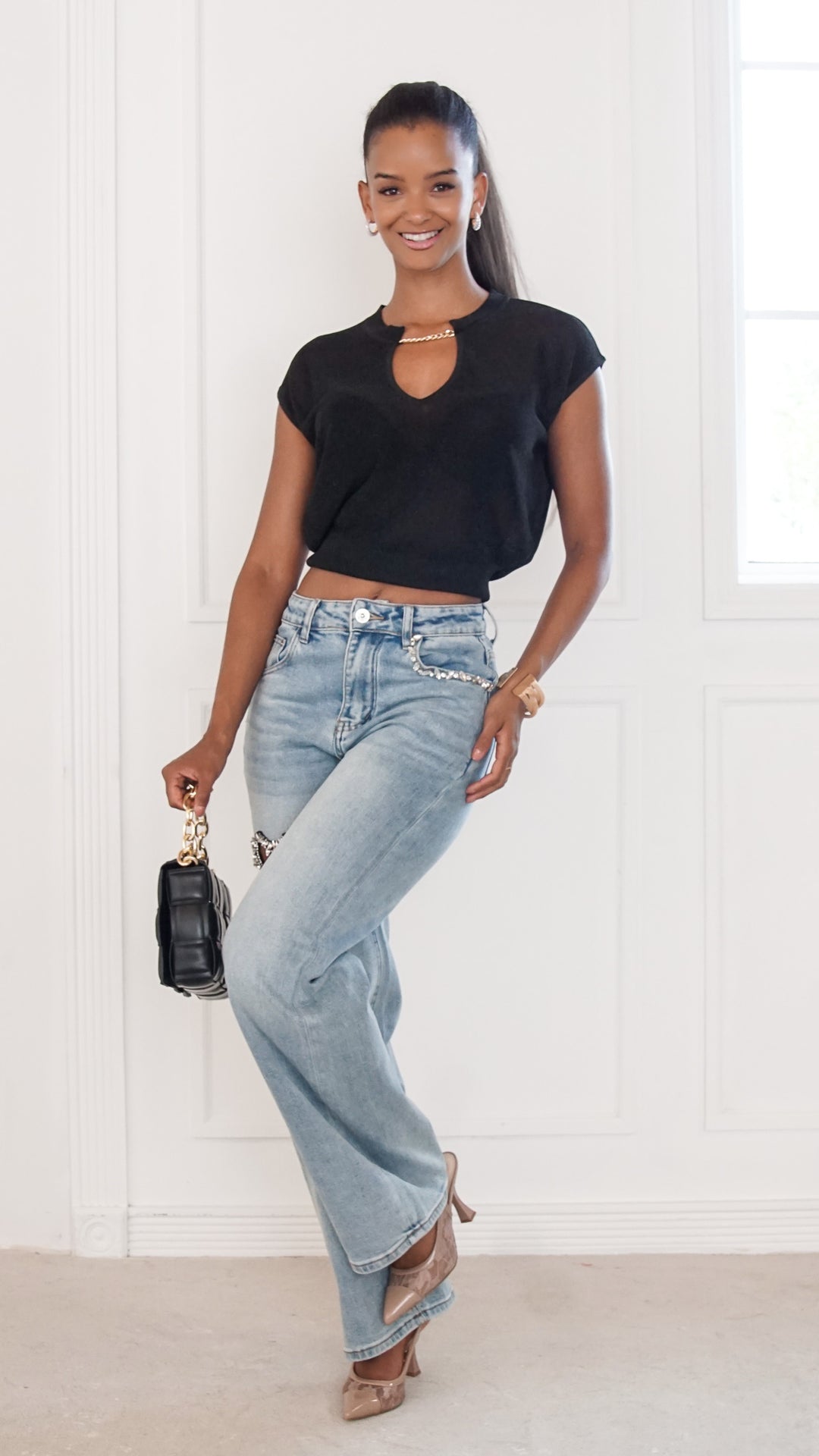 side view image 1 of Sally Denim Pants