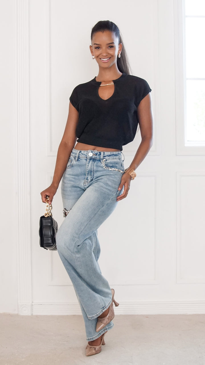 side view image 1 of Sally Denim Pants