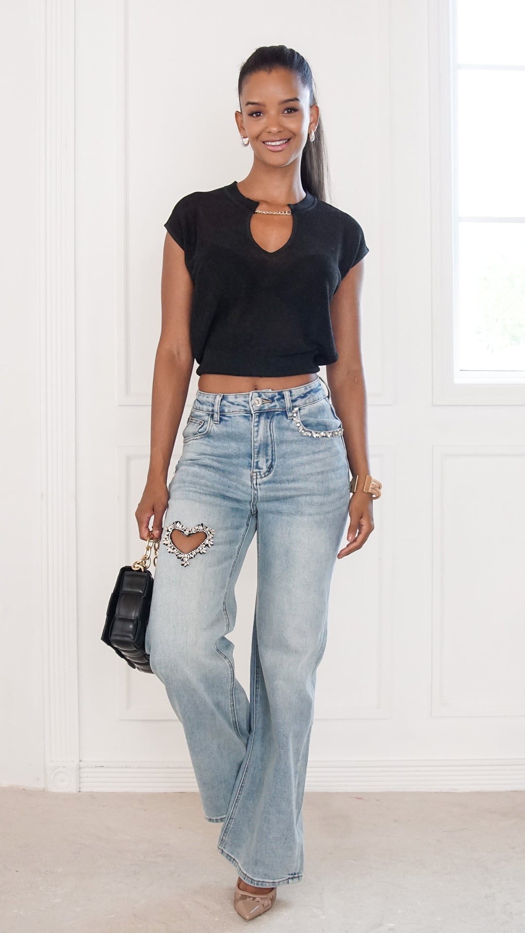 front view image 3 of Sally Denim Pants
