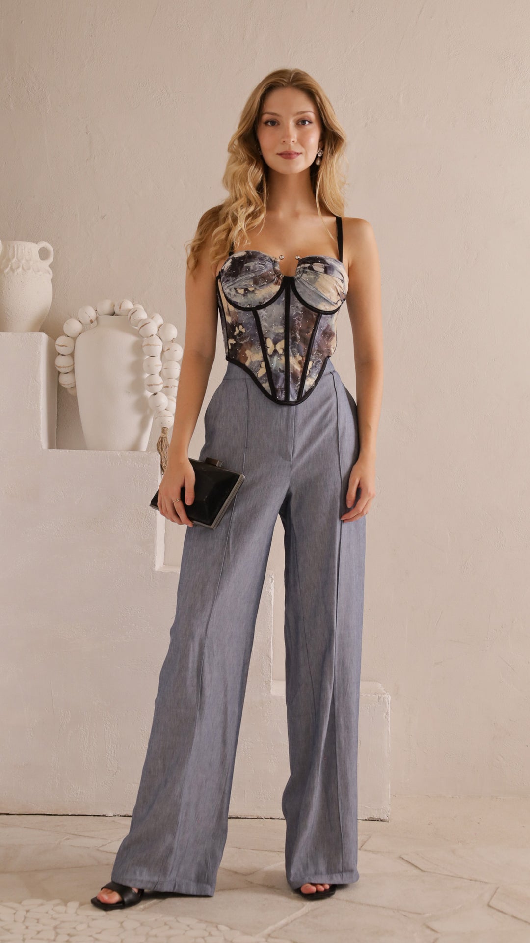 front view image 1 of Fabia Wide-Leg Pants