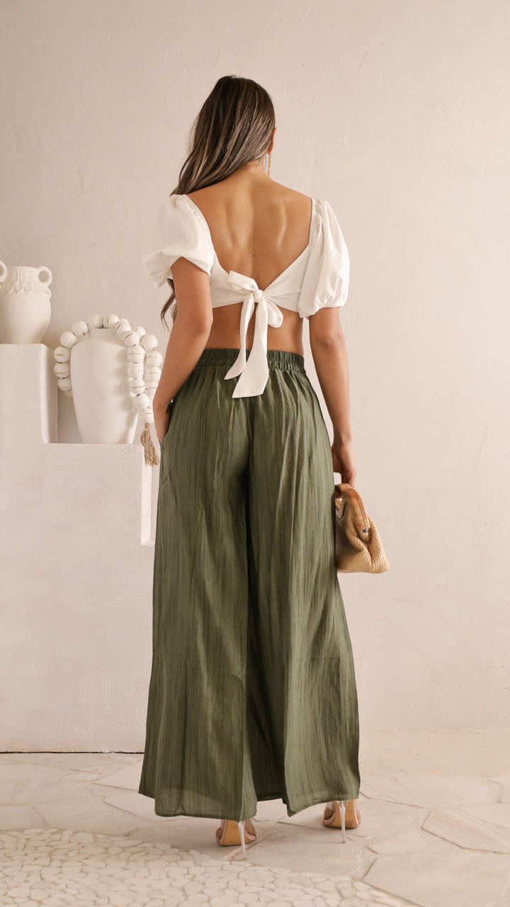 rear view image 1 of Jelina Palazzo Pants