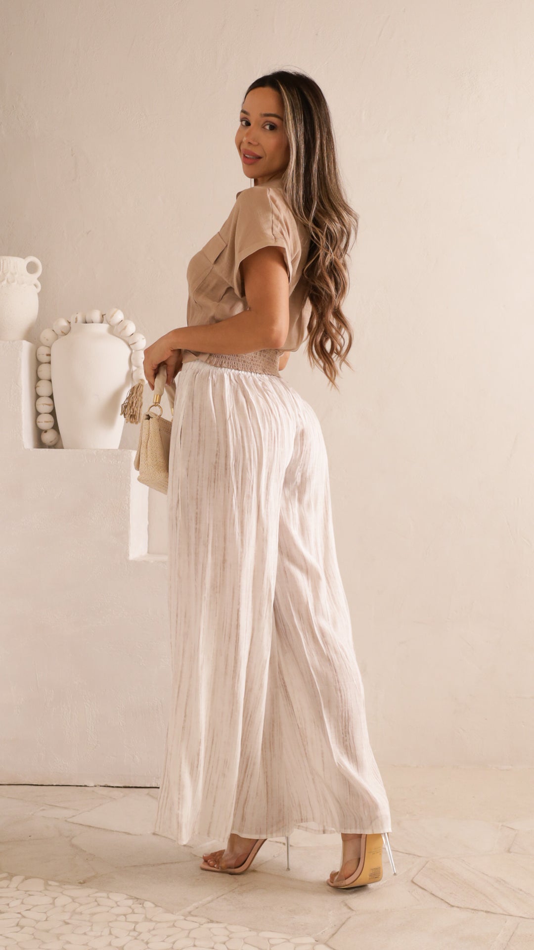 side view image 1 of Jelina Palazzo Pants